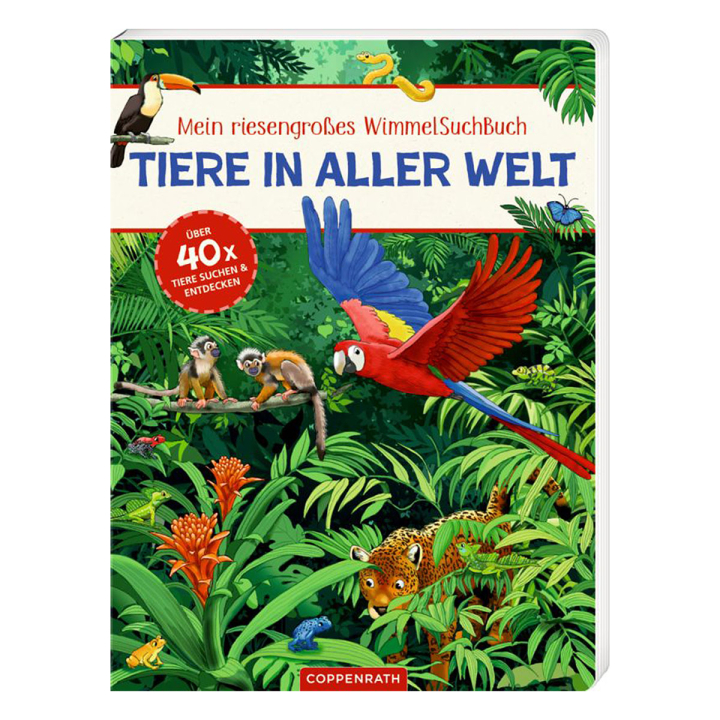 Mein riesengroßes WimmelSuchBuch: Tiere in aller Welt