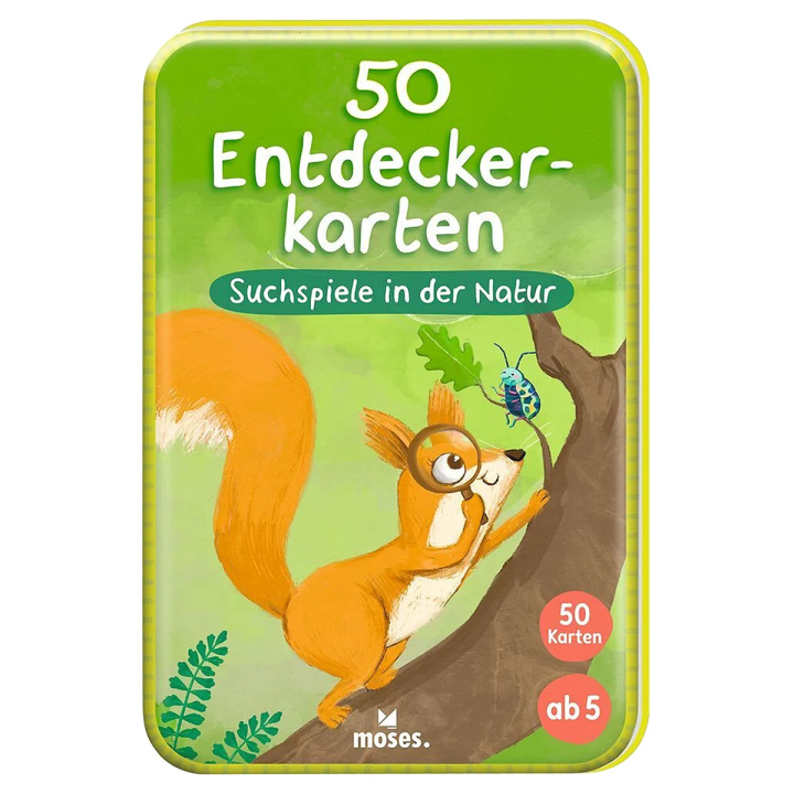 50 Entdeckerkarten - Suchspiele in der Natur
