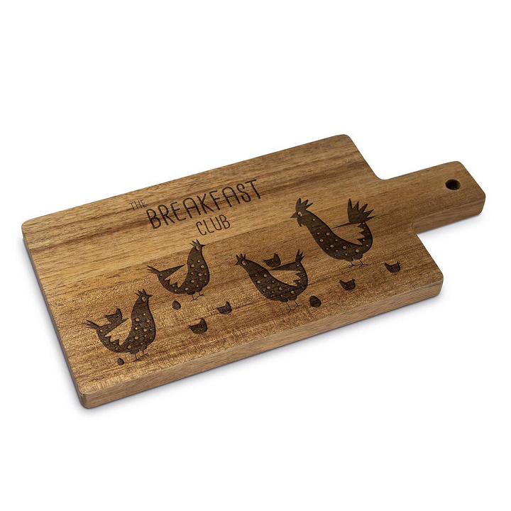 PPD Holztablett Breakfast Club Natur Akazienholz