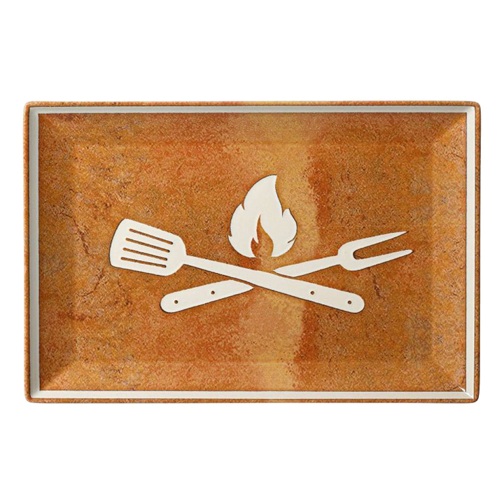 Ritzenhoff & Breker Servierplatte flach Rusty (30 x 20 cm)