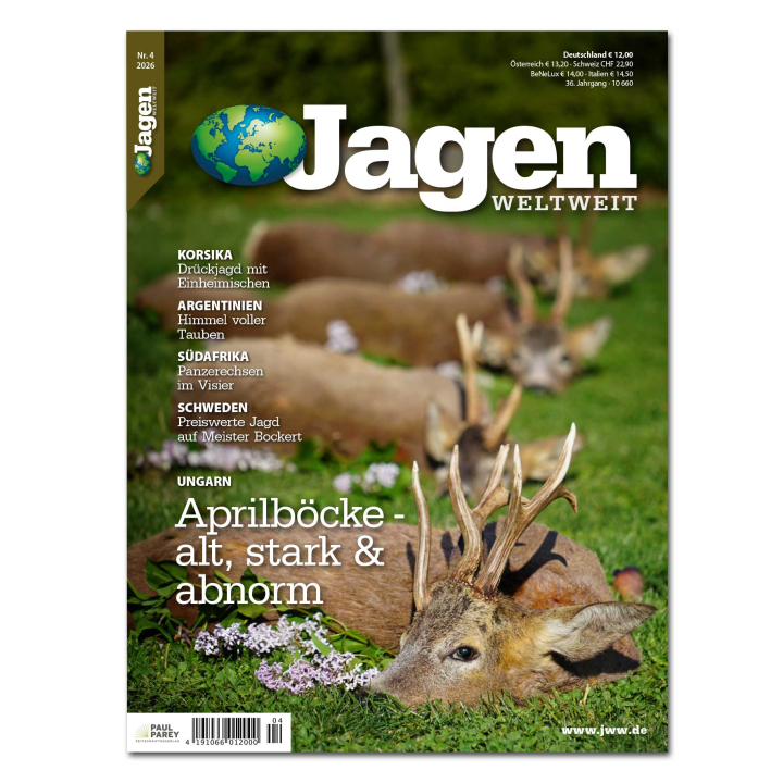 JAGEN WELTWEIT Jahresabo + Prämie