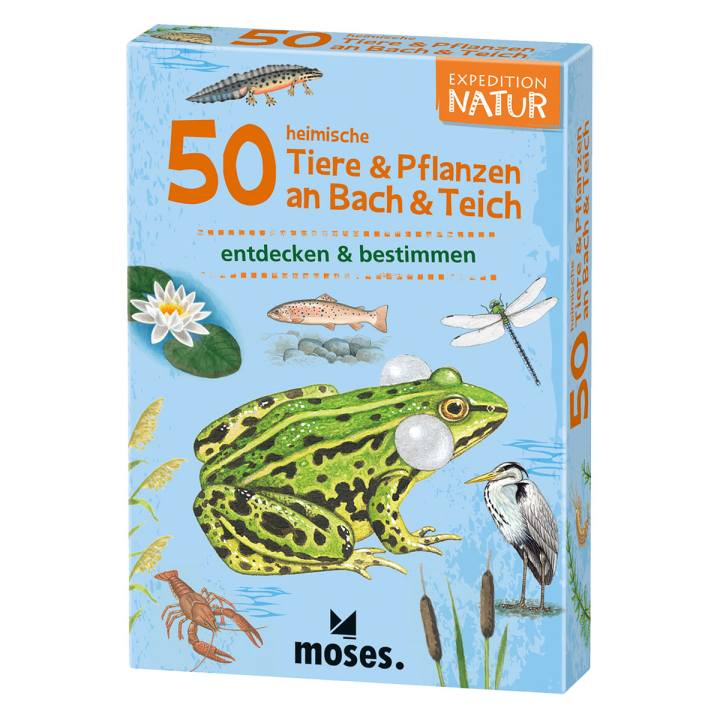 Expedition Natur: 50 heimische Tiere & Pflanzen an Bach & Teich