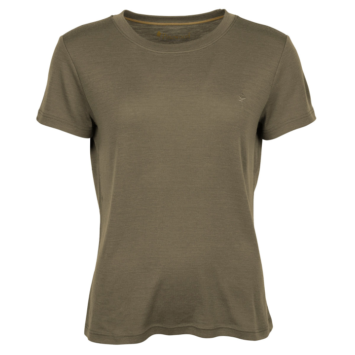 Pinewood Damen Merino T-Shirt Grün
