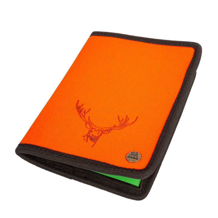 AKAH Jagdscheinetui Neopren Orange