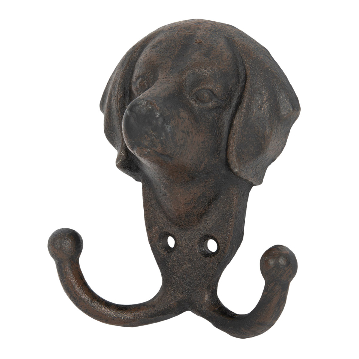 Garderobenhaken Gusseisen Hund