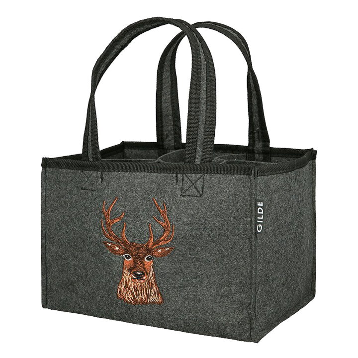 GILDE Flaschentasche Hirsch