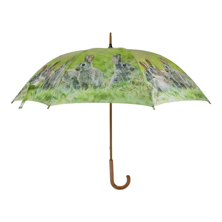 Regenschirm Motiv Kaninchen-Familie 105 cm