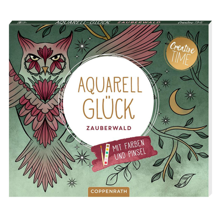 Aquarell-Gl&uuml;ck: Zauberwald