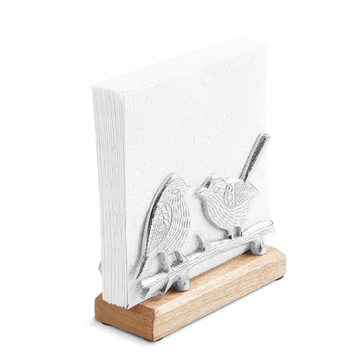 Ambiente Serviettenhalter Birds silber