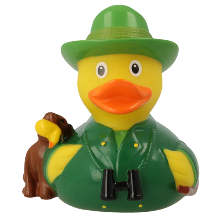 Quietscheente "Jagd" lilalau