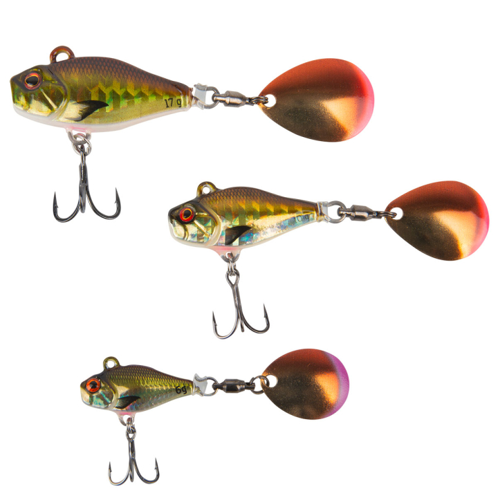 FISCH & FANG Edition: Jigspinner Barschbaron - Motoroil-Orange