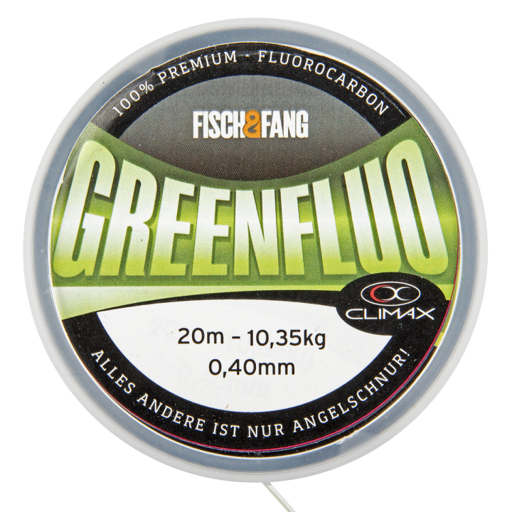 FISCH & FANG Edition: GreenFluo Schnur 20 m (0,40 mm)