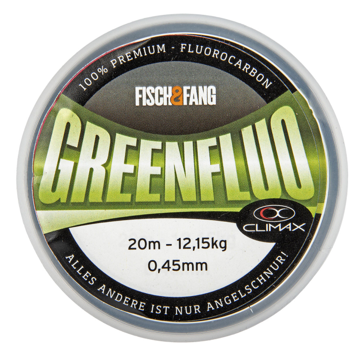 FISCH & FANG Edition: GreenFluo Schnur 20 m (0,45 mm)