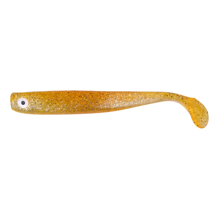 ZECK Hänels ZANDER Gummifisch Goldglitter