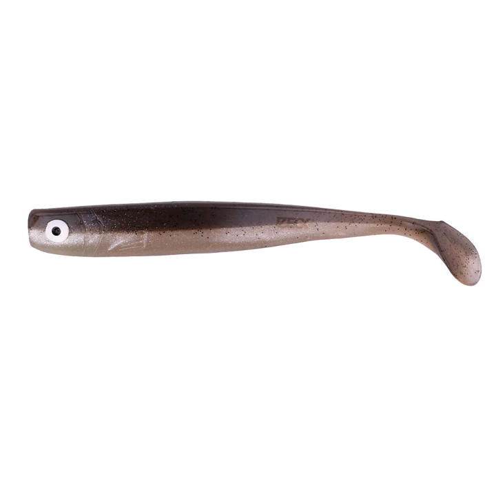 ZECK Hänels ZANDER Gummifisch Brauni