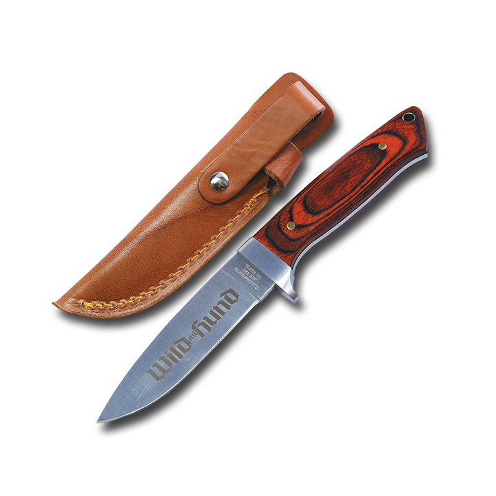 WILD UND HUND Edition: Gürtelmesser 114210 mit Klingenätzung