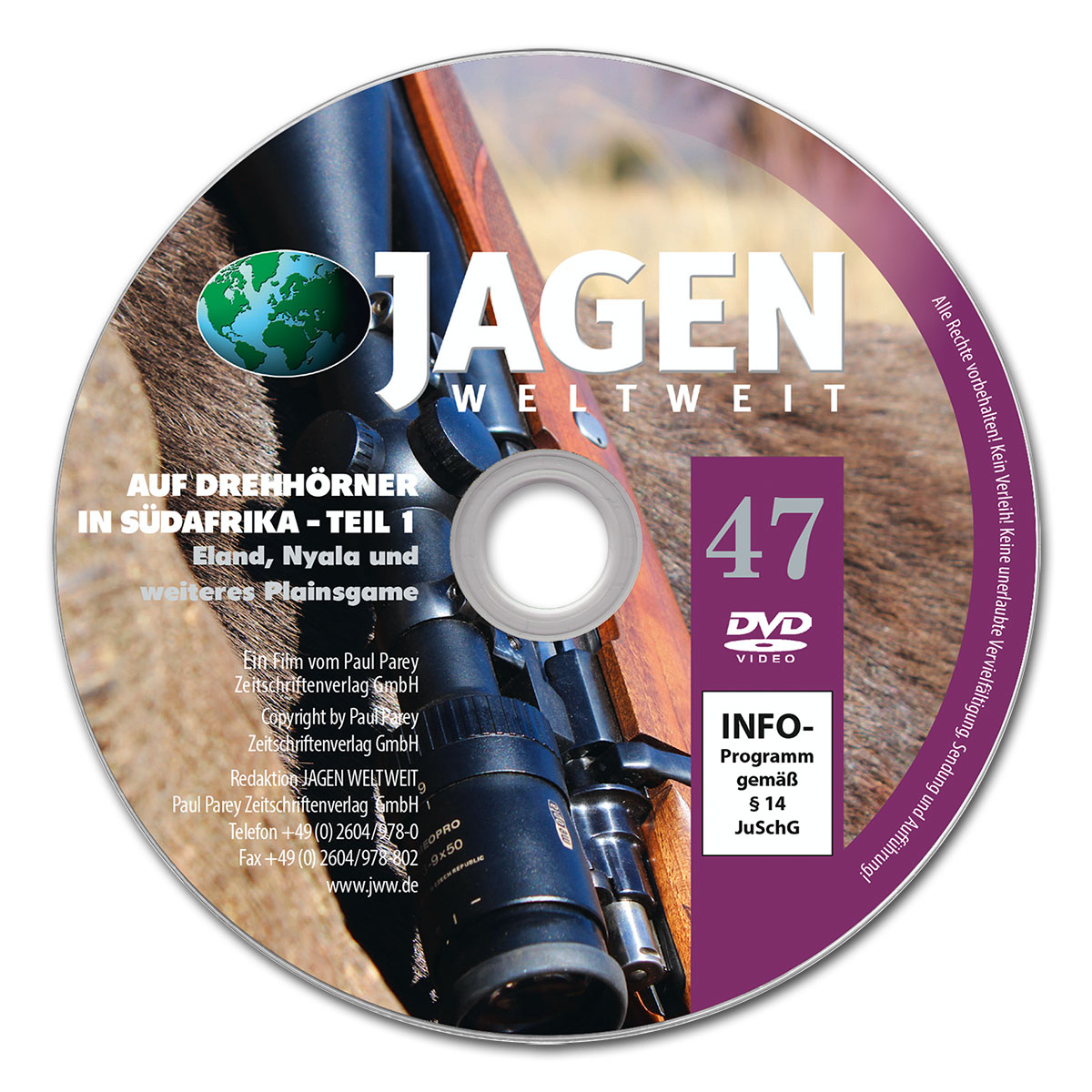 Auf Drehhörner in Südafrika (Teil 1) - JWW DVD Nr. 47 im Pareyshop