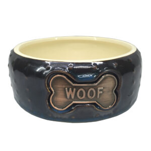 Hundenapf braun-glänzend Keramik 17 x 6.5 cm im Pareyshop