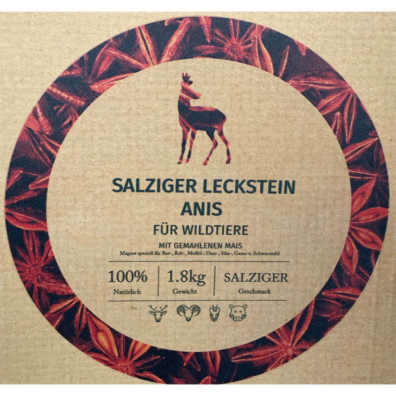 Leckstein Salz Anis Flavour + gem. Mais 1,8 kg