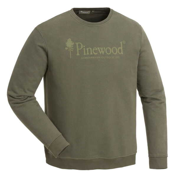 Pinewood Herren Sweater Sunnaryd Grün im Pareyshop