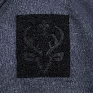 Jagdstolz Herren-Hoodie Grau Logo Bunt im Pareyshop