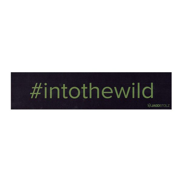 Jagdstolz Bumper Sticker #intothewild Oliv im Pareyshop