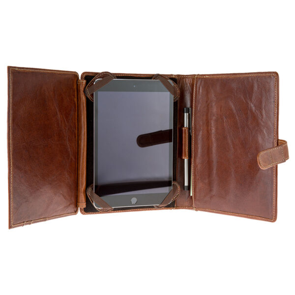 Alpenleder Tablet Cover Seilschaft cognac im Pareyshop