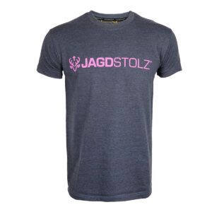 Jagdstolz Damen T-Shirt Grau Logo 21 Pink im Pareyshop