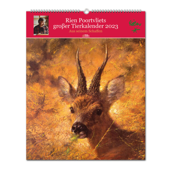 Rien Poortvliets großer Tierkalender 2023 im Pareyshop