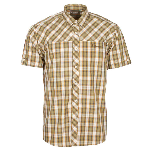 Pinewood Cliff Hemd Kurzarm Khaki/Bronze im Pareyshop