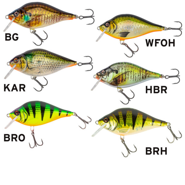 Hybrida Wobbler Typ: "K 1-Crankbait" - schwimmend im Pareyshop