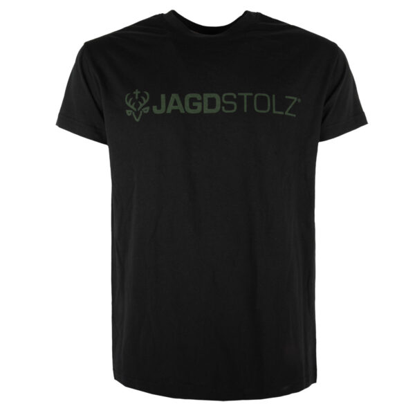 Jagdstolz T-Shirt Black Logo Green im Pareyshop
