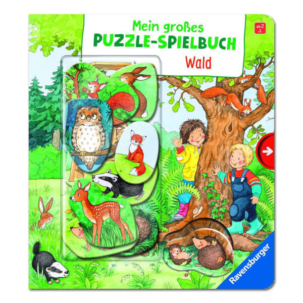 Mein großes Puzzle-Spielbuch: Wald im Pareyshop