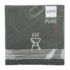 PPD Servietten BBQ anthracite Napkin im Pareyshop