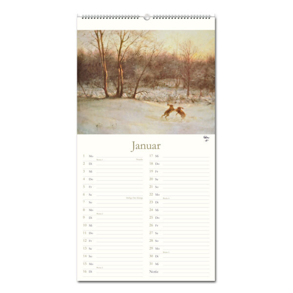 Rien Poortvliet Natur-Notiz-Kalender 2024 im Pareyshop