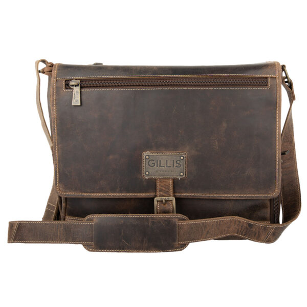 GILLIS LONDON Leder Street-Messenger-Bag Trafalgar vintage brown im Pareyshop