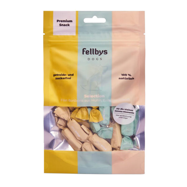 Fellbys Hundesnacks Filet-Bonbons Selection 65g im Pareyshop