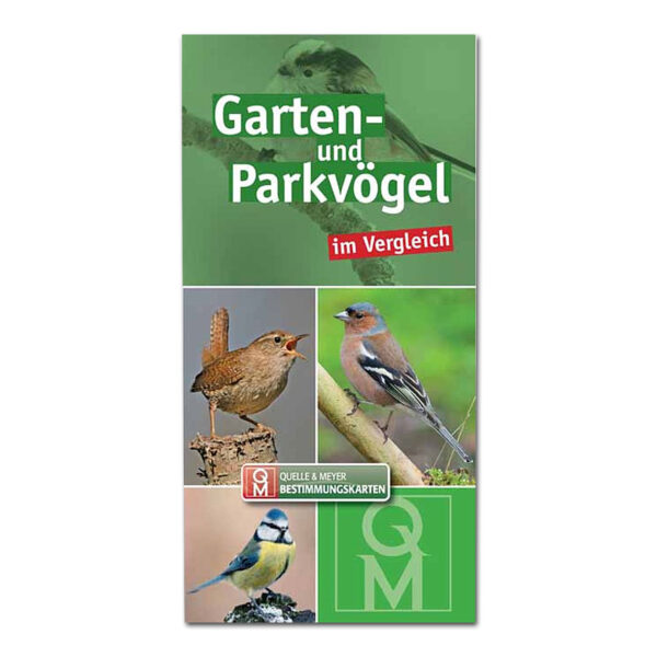 Bestimmungskarte: Garten- und Parkvögel im Vergleich im Pareyshop