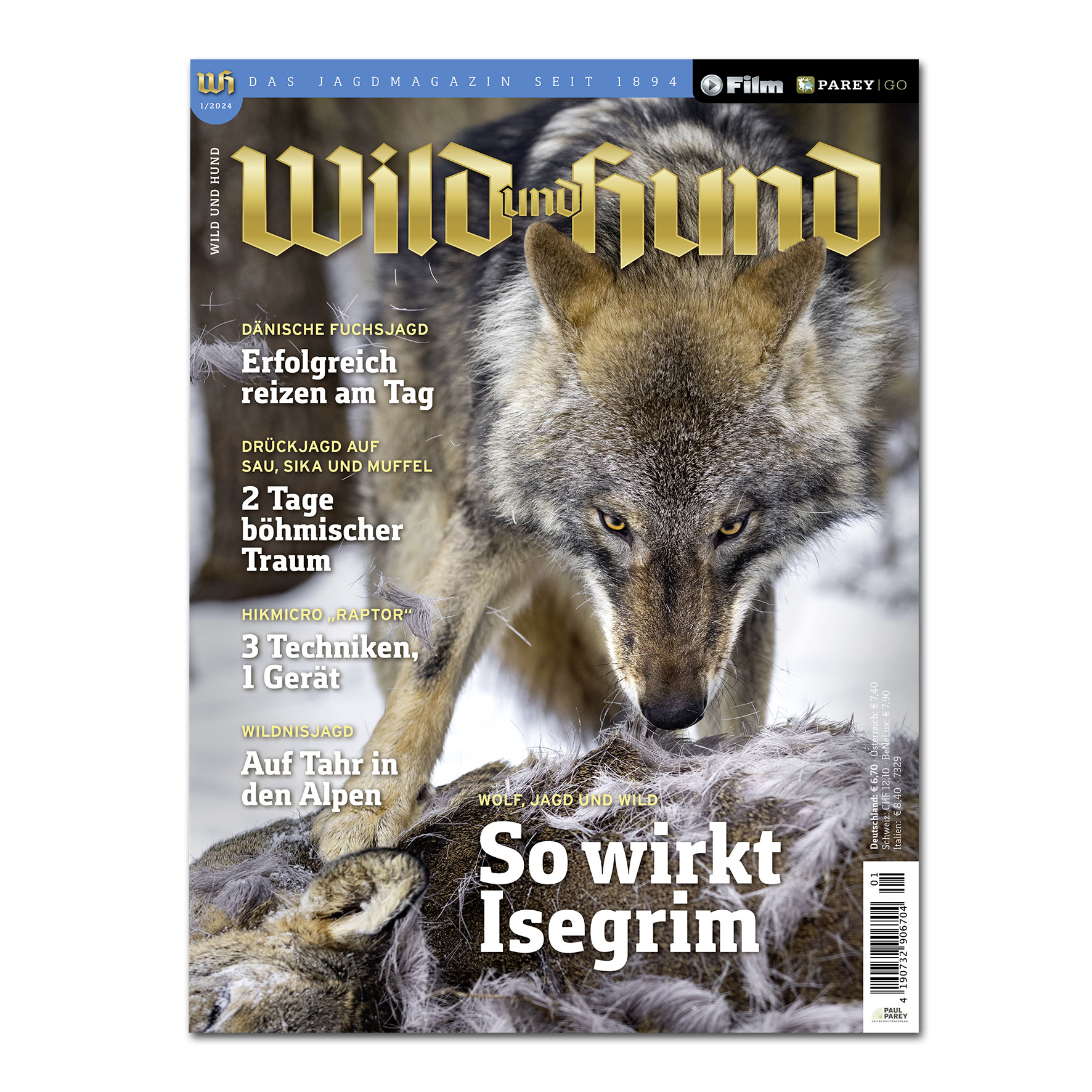 Wild und Hund 2024/01 - versandkostenfrei bestellen im Pareyshop