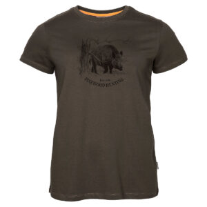 Pinewood Wild Boar Damen T-Shirt Suede Braun im Pareyshop