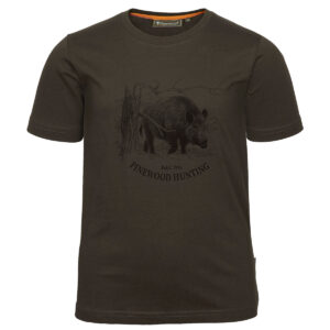 Pinewood Wild Boar Kinder T-Shirt Suede Brown im Pareyshop