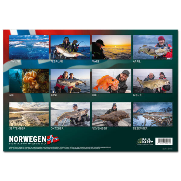 FISCH & FANG Edition: Norwegen Kalender 2025 im Pareyshop