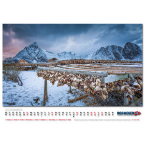 FISCH & FANG Edition: Norwegen Kalender 2025 im Pareyshop