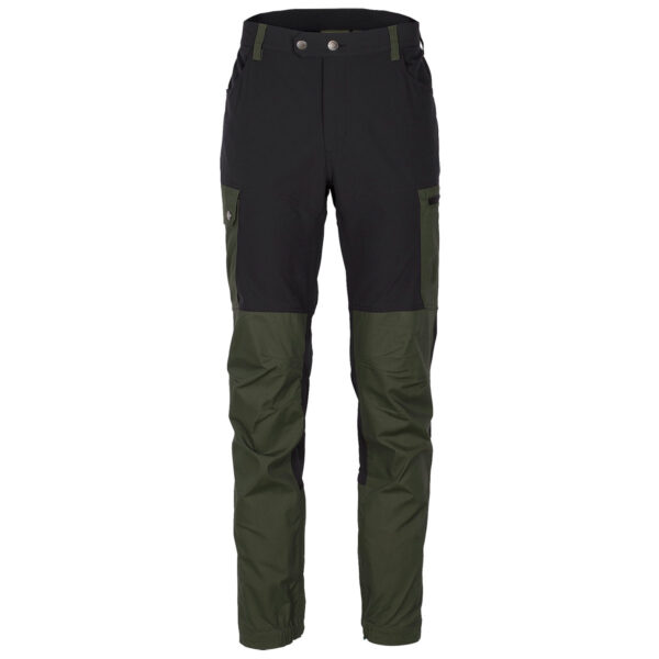 Pinewood Herren-Hose Finnveden Trail Hybrid Schwarz/Moosgrün im Pareyshop