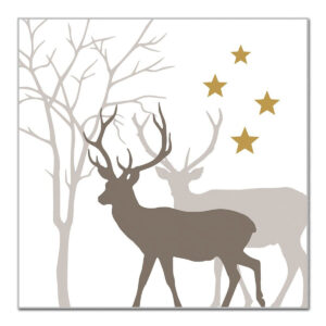 PPD Servietten Winter Deers White im Pareyshop