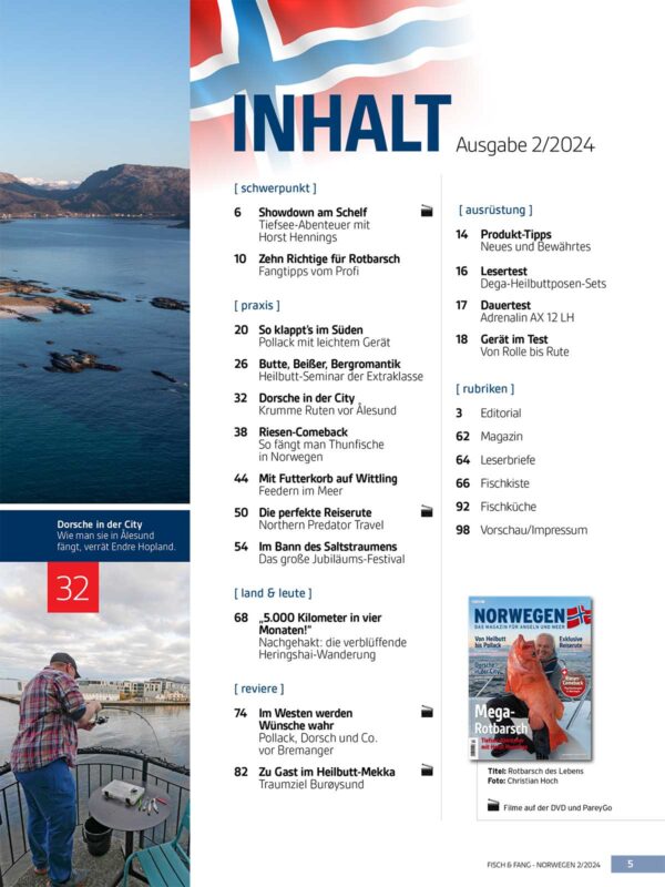 Norwegen-Magazin 2/24 + DVD im Pareyshop